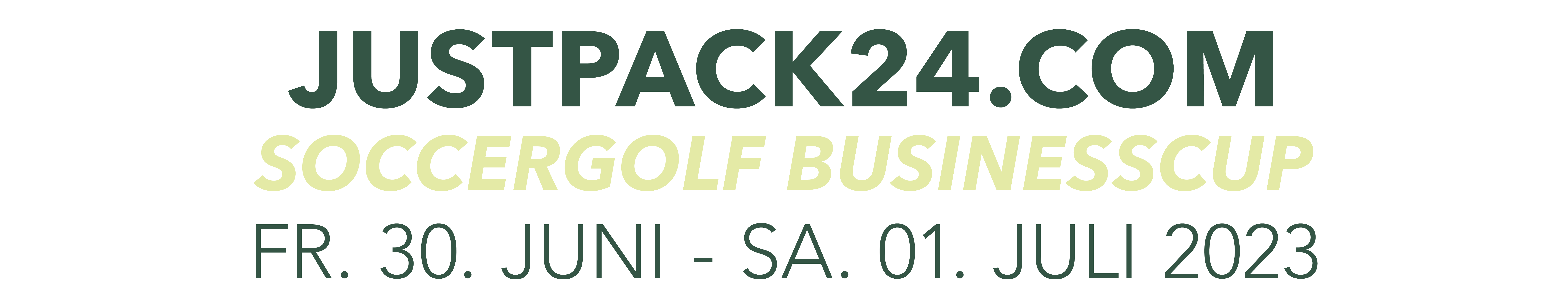 Justpack24.com Soccergolf Businesscup, Freitag 30. Juni bis Samstag 01. Juli 2023